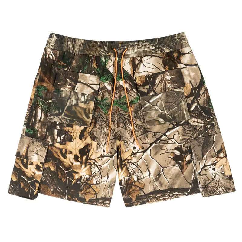 Camouflage Patterns Print Shorts
