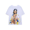 T-shirt à manches courtes imprimé motif fille