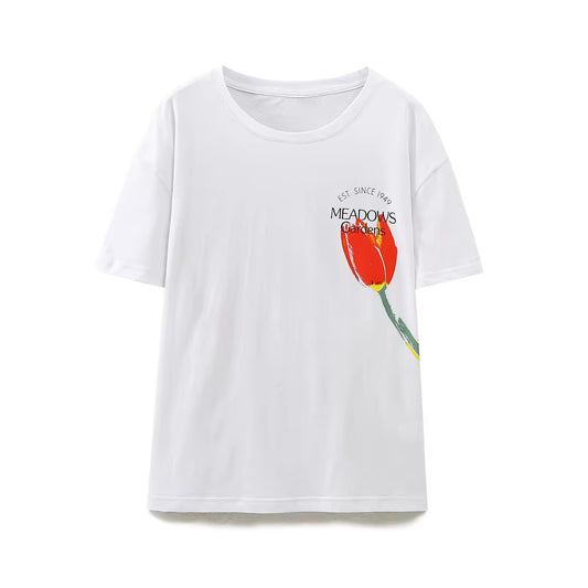 Casual Short-Sleeved T-Shirt