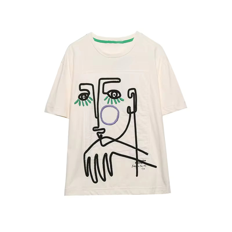 Fitting Loose Short Sleeved T-shirt