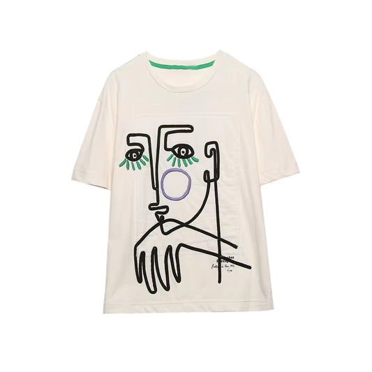 Fitting Loose Short Sleeved T-shirt