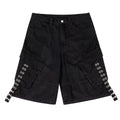 Cotton Multi-Pocket Denim Shorts